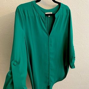 Sea Green Silky Blouse